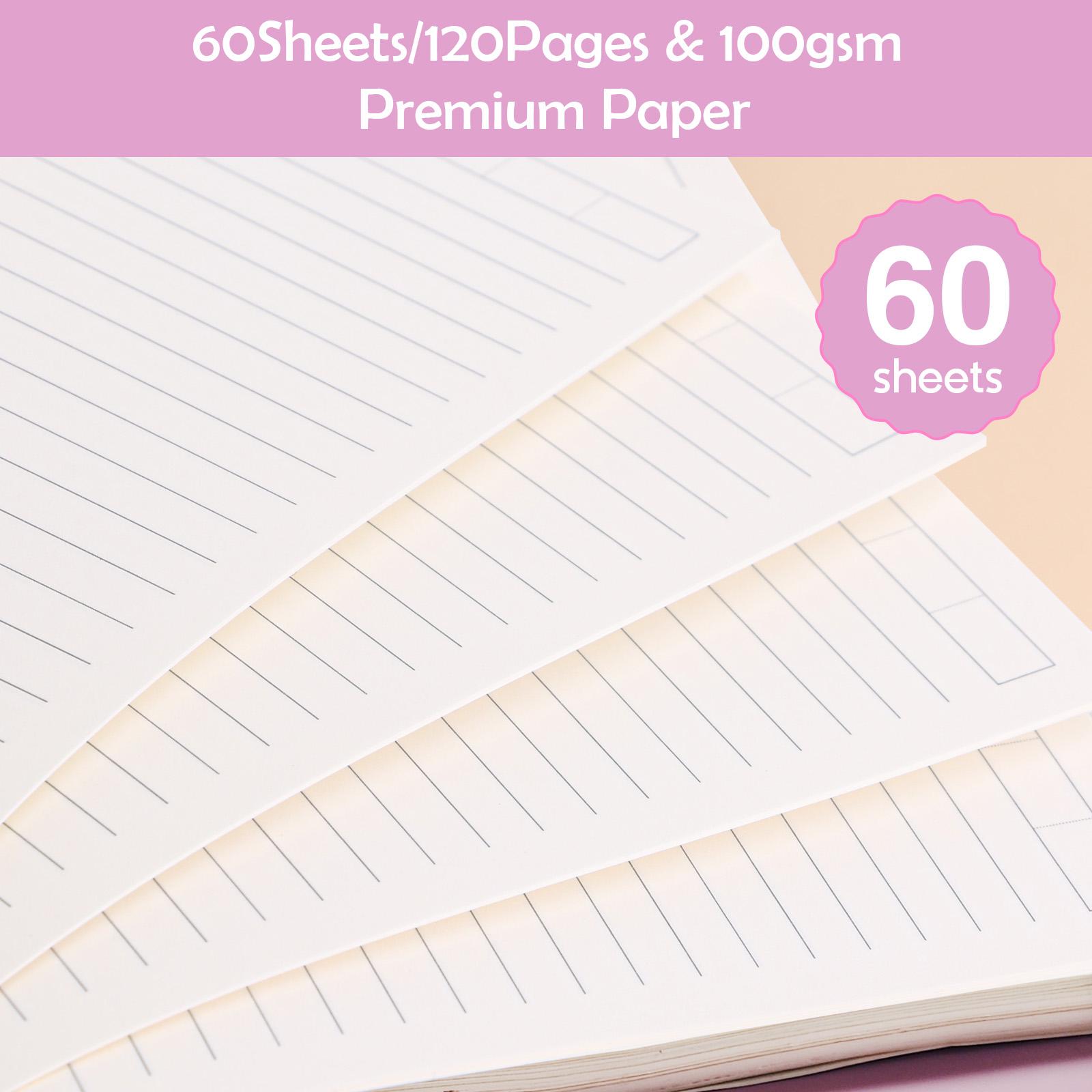 Discbound Notebook, Refillable Notebook, Durable Poly Material Cover, 60 Sheets Lined Pages, A5 Sizes - for Notes and Plans | Ideal Notebook for Students and Office Workers