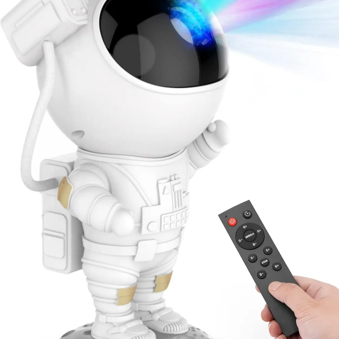 LED Starry Sky Astronaut Projection Lamp, Space Theme Night Light, Perfect for Room Decor & Ambiance Enhancement, Model Xinghao Pl-26
