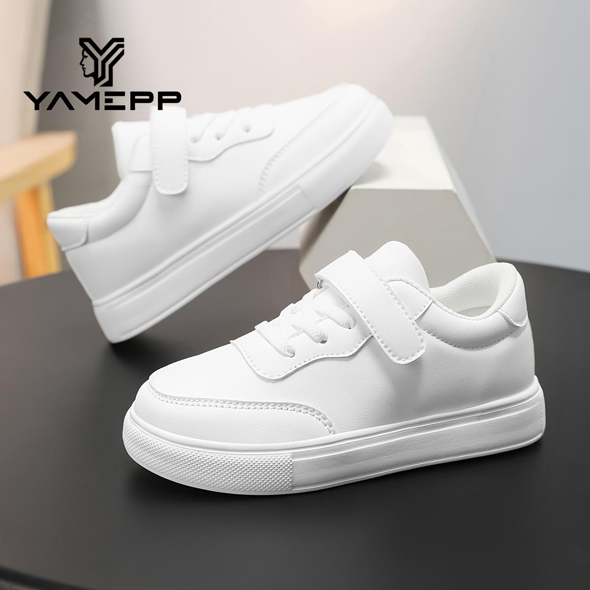 Kids' Comfortable Versatile Casual Shoes |   Soft Sole, Shock Absorption, Non-Running Shoes with Fastener, Suitable Boys and Girls, All-Season, Lightweight and Durable Walking Shoes, Skateboarding Shoes