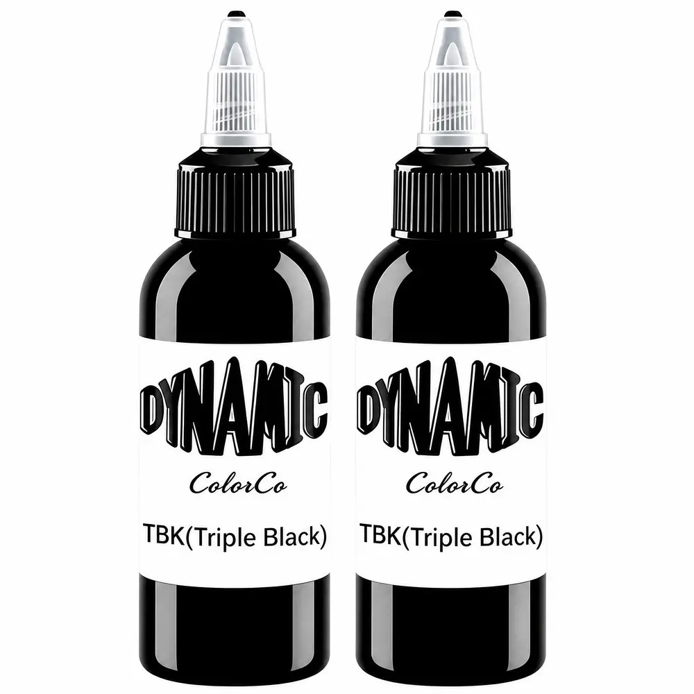 2pcs 30ML Black Tattoo Ink, Body Art Tattoo Set, Professional Beauty Pigment, Makeup Tattoo Supplies, Liquid Form