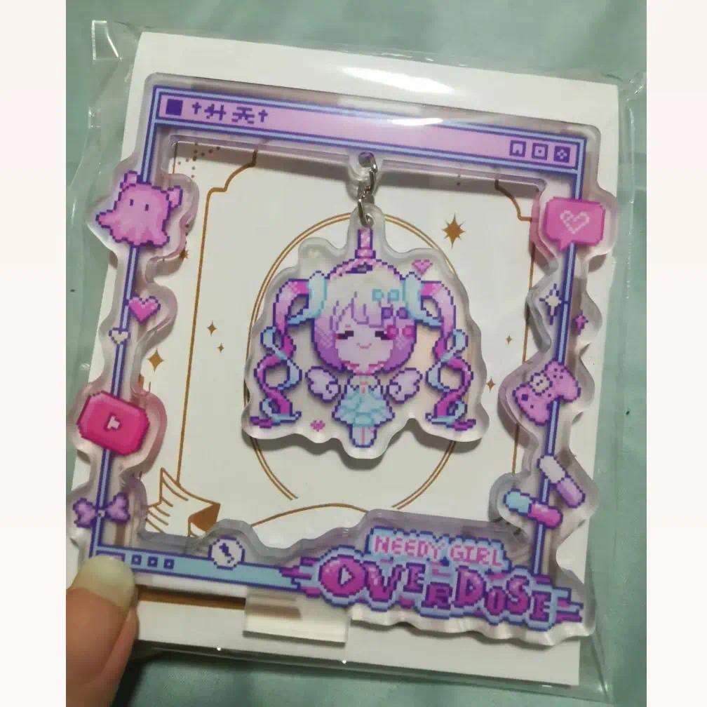 Acrylic Stand Sign Needy Girl Overdose Cartoon Desktop Swing Ornaments Decorate Student Anchor Model Toys Figure Birthday Gift