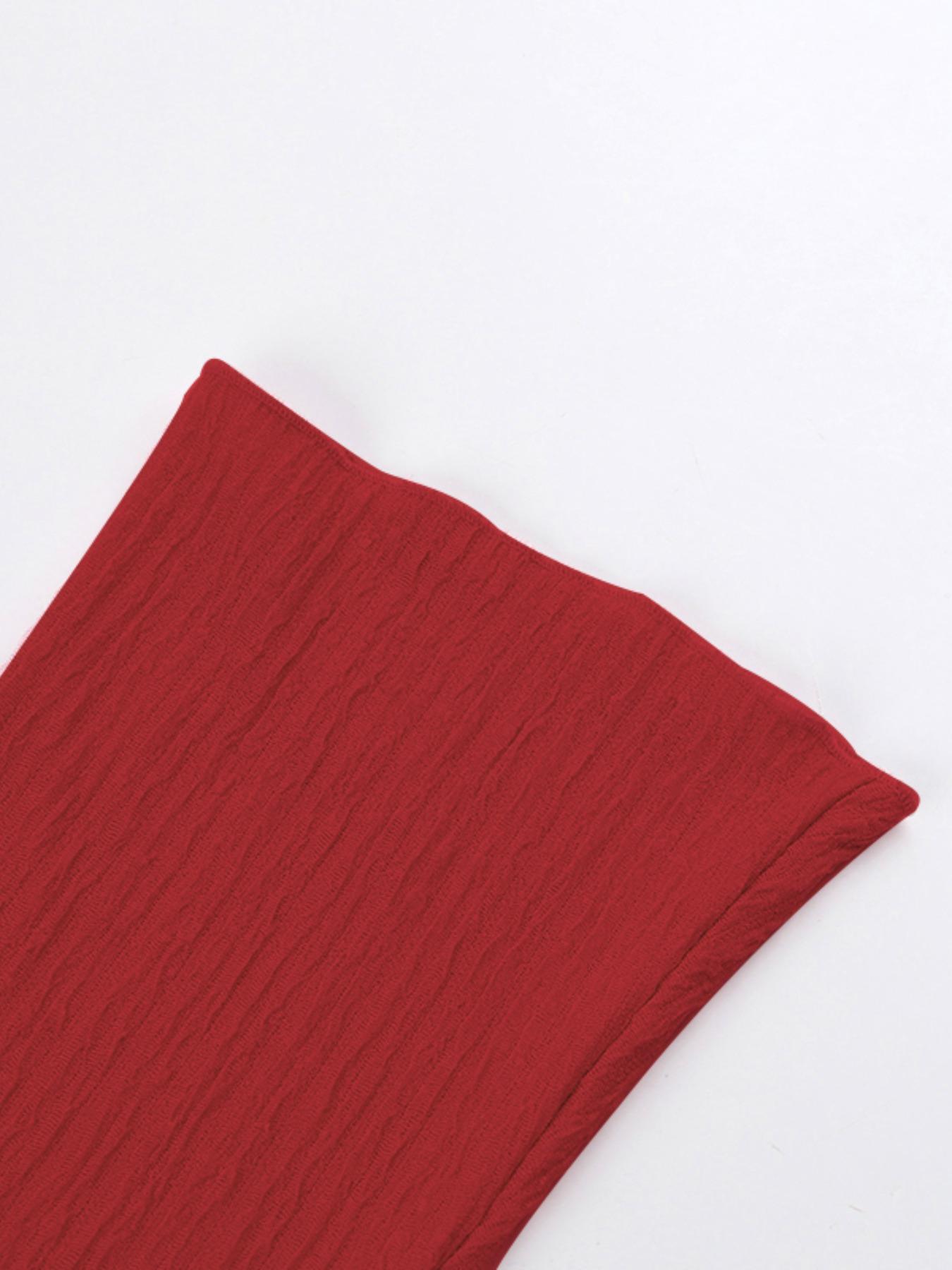 Women's Plain Lace Up Tie Back Flounce Sleeve Dress, 1 Count Elegant Square Neck Long Sleeve A Line Dress for Formal Party Holiday Wedding Guest, Ladies Spring&Fall Clothes