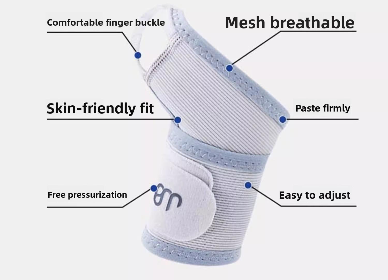 Sports Bracer Thin Strap Pressurized Stable Tendon Sheath Wrist Badminton Basketball Fitness Bracer