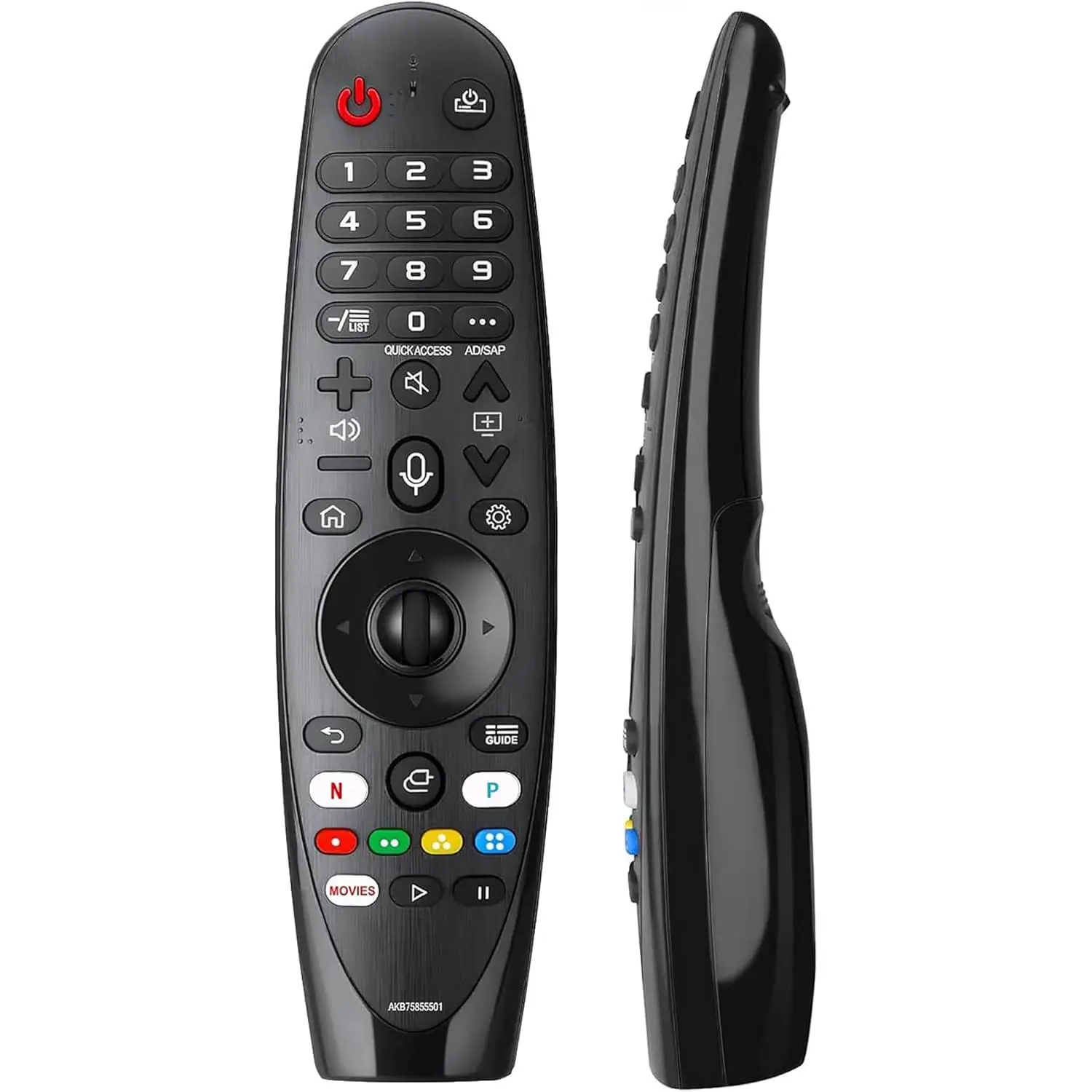 Replacement Remote for LG Magic Smart TV (NO Voice&Pointer), fit for AKB75855501 LG Smart TV LCD/LED/OLED/QNED/NanoCell/ 4K UHD/Super UHD Series