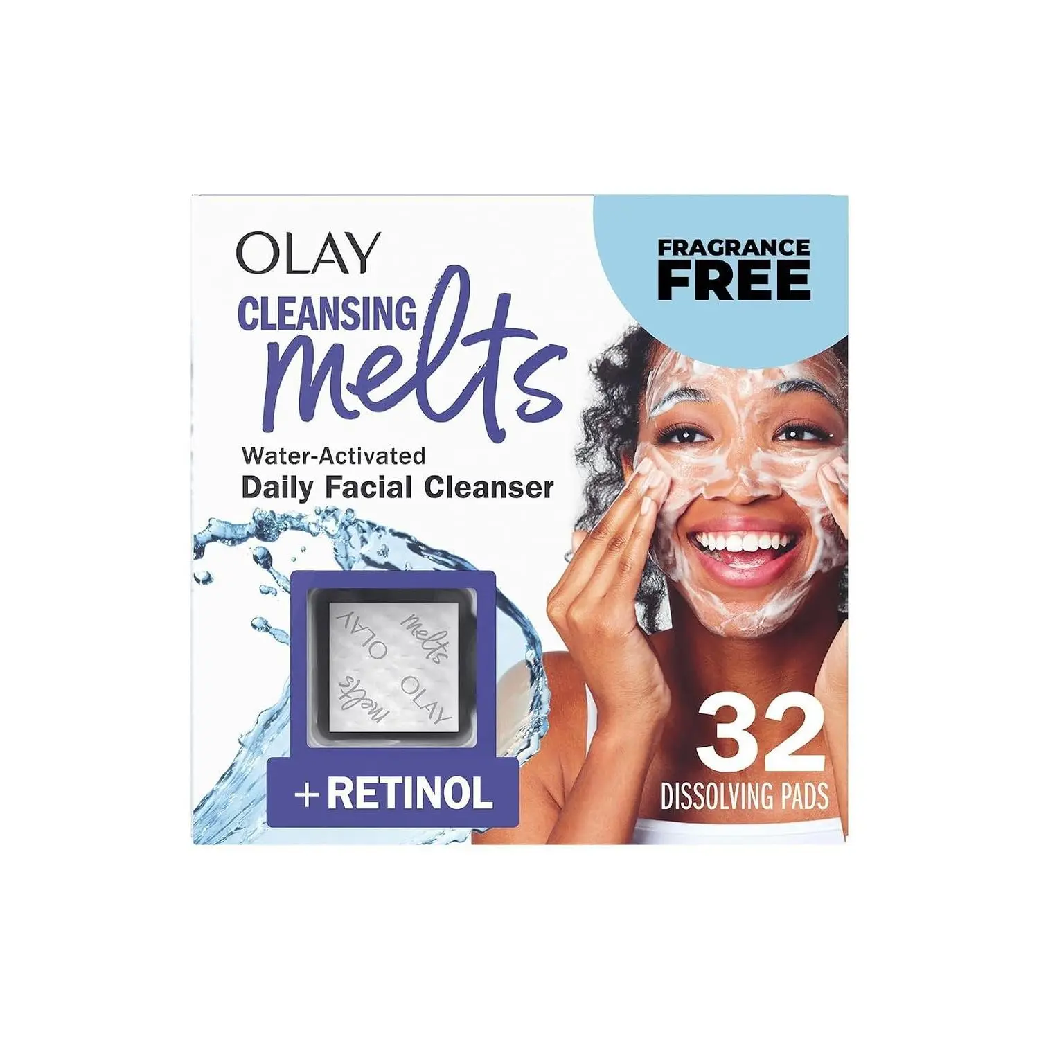 Olay Retinol Face Cleanser - 32 Pads