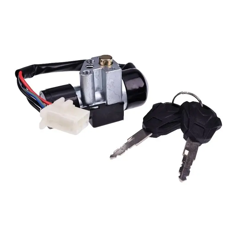 FridayParts Ignition Switch Assembly With 2 Cut Keys 35100-K26-B11 for 2017-2020 Honda Grom125