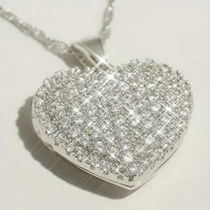 New All-Match Heart Necklace / Niche Ins Peach Heart Clavicle Chain Accessory