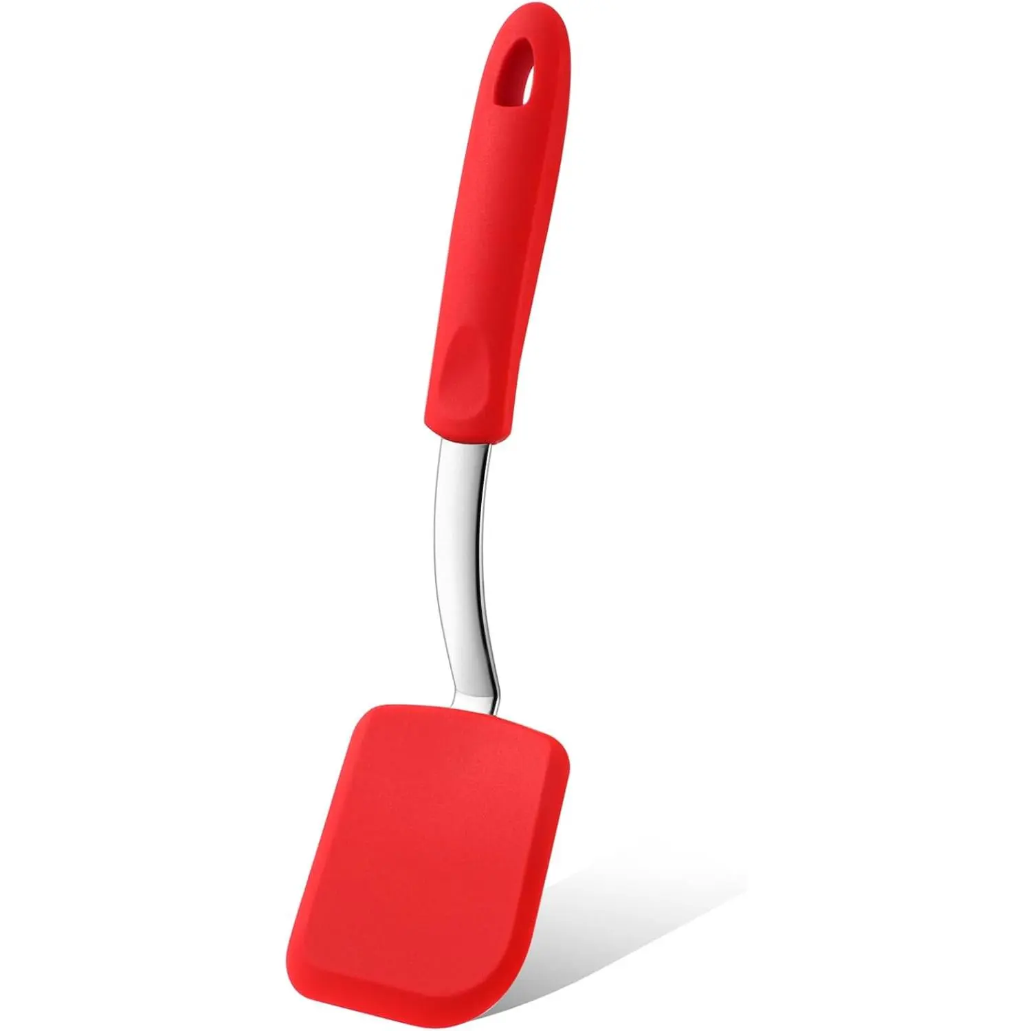 Small  Spatula Flexible  Cookie Spatula Heat Resistant Small Pancake Turner for Kitchen Use Nonstick Cookware No Scratch Cooking Flipper for Egg Pancake