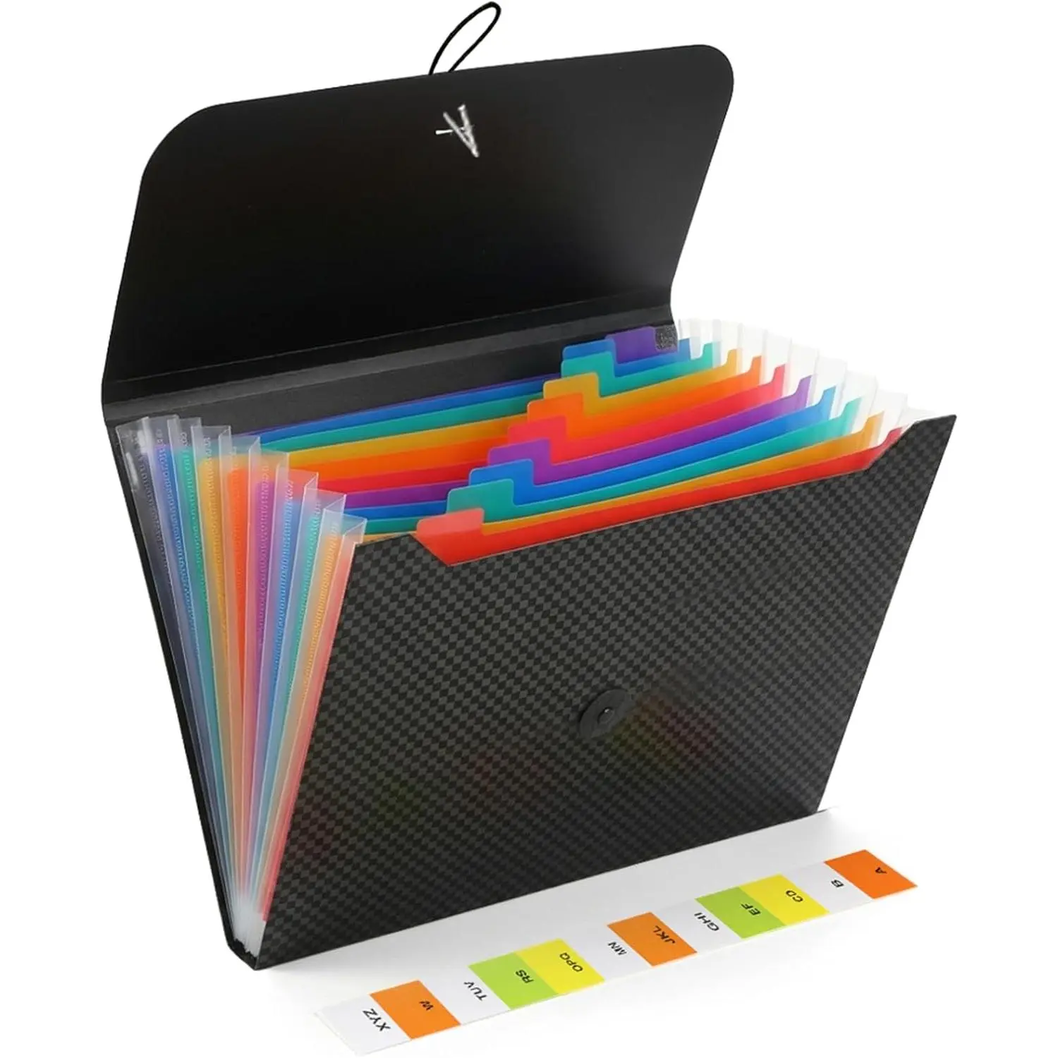 Expanding File Folder 13 Pockets Accordion File Organizer A4/Letter Size Accordian Filing Folder with Elastic Buckles Closure Labels Document Receipt Organizer for School Office  Travel Supplies