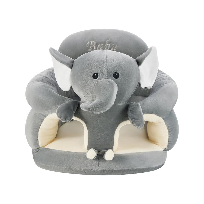 Baby Sitting Chair Cute Elephant Infant Lounger Floor Seat Baby Learning to Sit Chair for 4 Months & Up