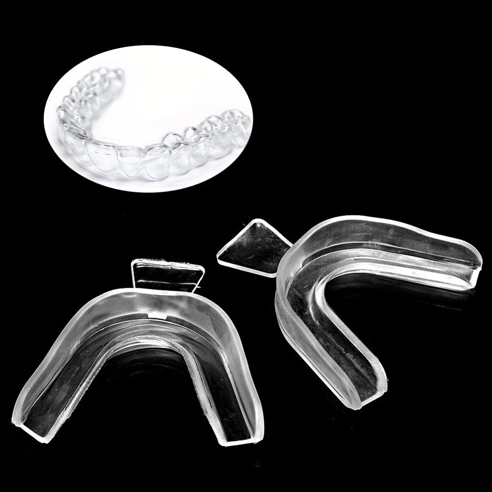 2025 New 2/4pcs Transparent Silicone Moldable Mouth Guard For Teeth Grinding Clenching Bruxism At Night, Anti Snoring Device, Mouth Protection, Custom Fit, For Adult And Youth