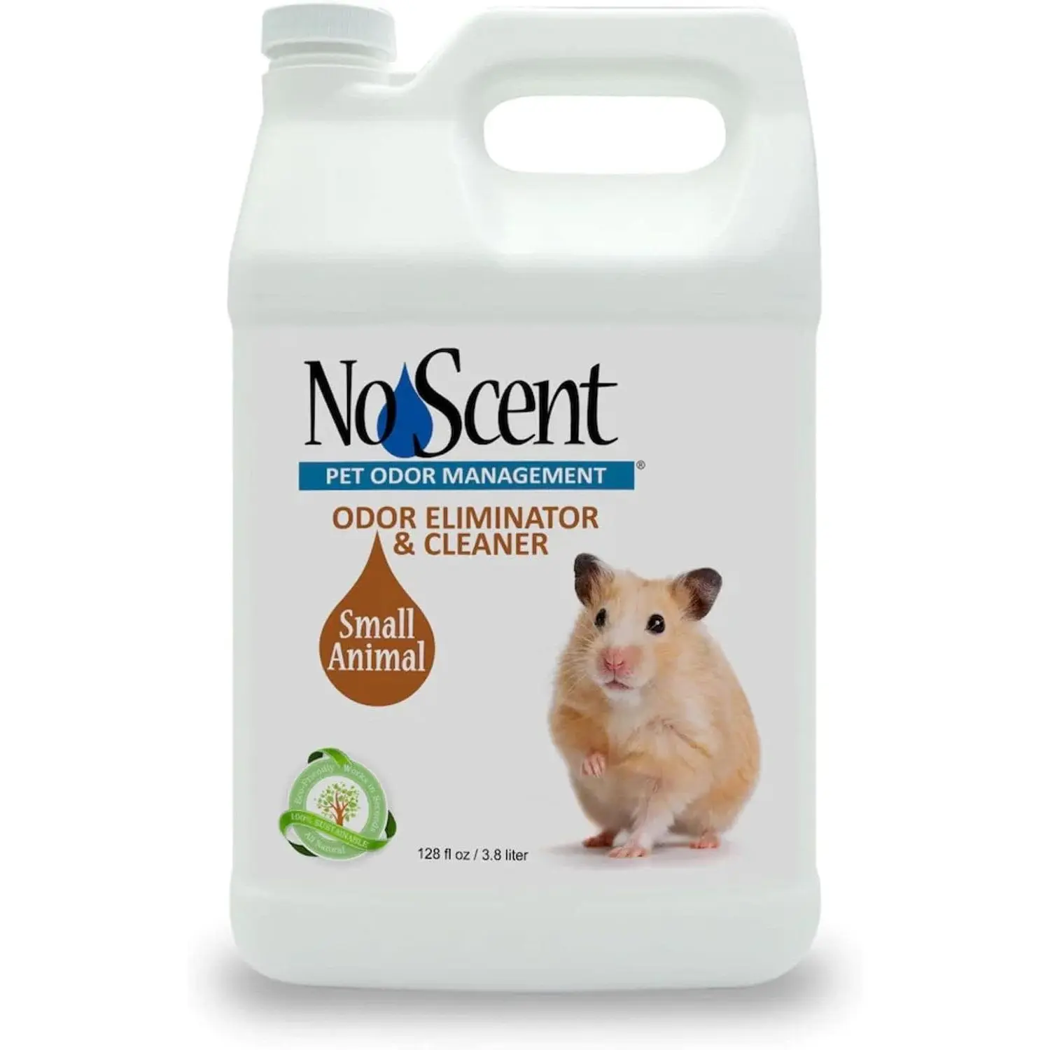 Small Animal Guinea Pig Cage Cleaner Hamster & Rabbit Habitat Pet Odor Spray (128 Fl Oz / 3.8 Liter)