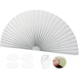 Half Moon Arch Window Shade Half Circle Self Adhesive Non-Woven Fabric Blinds Easy to Install 50%-70% Shading for Room Kitchen Dining Room