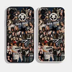 Epc Tom Bill Kaulitz Tokio Hotel  Phone Case For iPhone 17 Promax 17E 16 Plus 15 14 13 12 11 Pro 17Air & Samsung Galaxy S26 Ultra S25 S24 S23 S22 Plus FE - Anti-Fall Silicone Smartphone Shockproof Sof Protective soft Black Back Cover