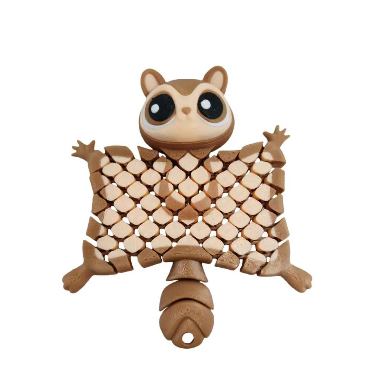 Creative 3D Printed Squirrel Figurine, Collectible Figure Ornament, Jointed and Foldable, Perfect Gift for Animal Lovers, Ideal for Holidays and Birthdays