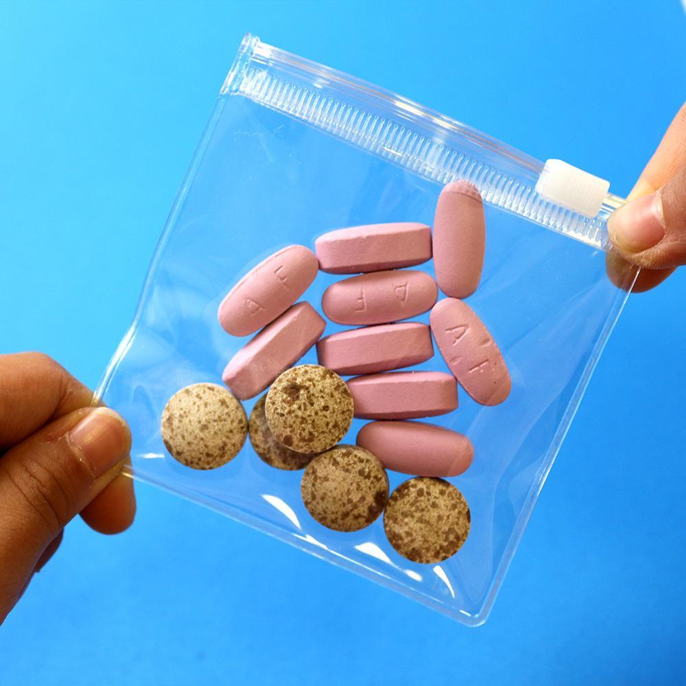 Household items self-sealing zipper bags, storage and organization zipper bags, 100 reusable multi-purpose jewelry storage bags, rectangular storage bags for travel and daily use, organizing bags, space-saving bags, space-saving pouches