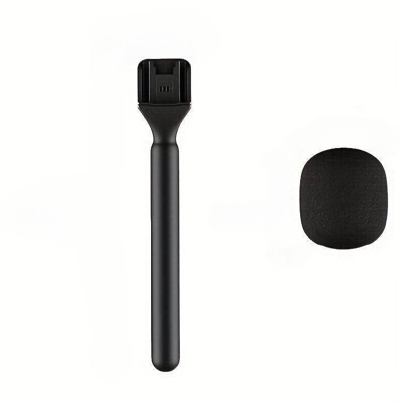 Portable Handheld Microphone Holder, Durable ABS Wireless Microphone Holder, Microphone Accessories for DJI Mic1/2, Rode Wireless GO II, Hollyland Lark M1/C1/150, Synco G1/A2/Movo