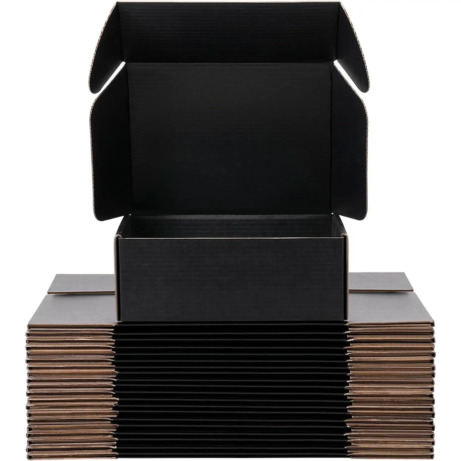 Black Shipping Boxes 12x9x4 Inches, 20 Pack Easy Assembly, Sturdy 32 ECT Corrugated Cardboard Mailer Boxes for Mailing, Packing, Small Business & Gift Packaging