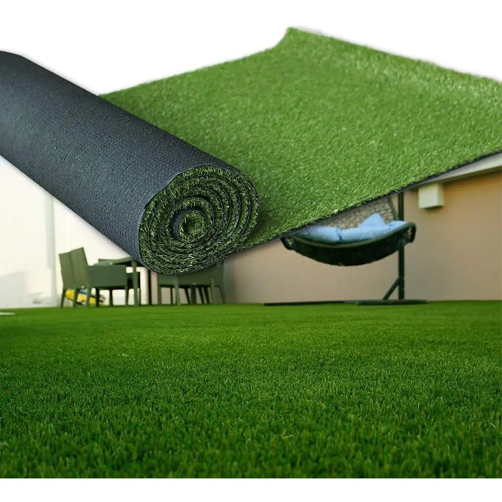 Vandham Fake Grass Mat, 3x10 ft Deluxe Turf, Thick 1.18" Pile Height with Realistic Look for Indoor/Outdoor Pet Lawns & Landscape, Synthetic, 3Ft X 10Ft
