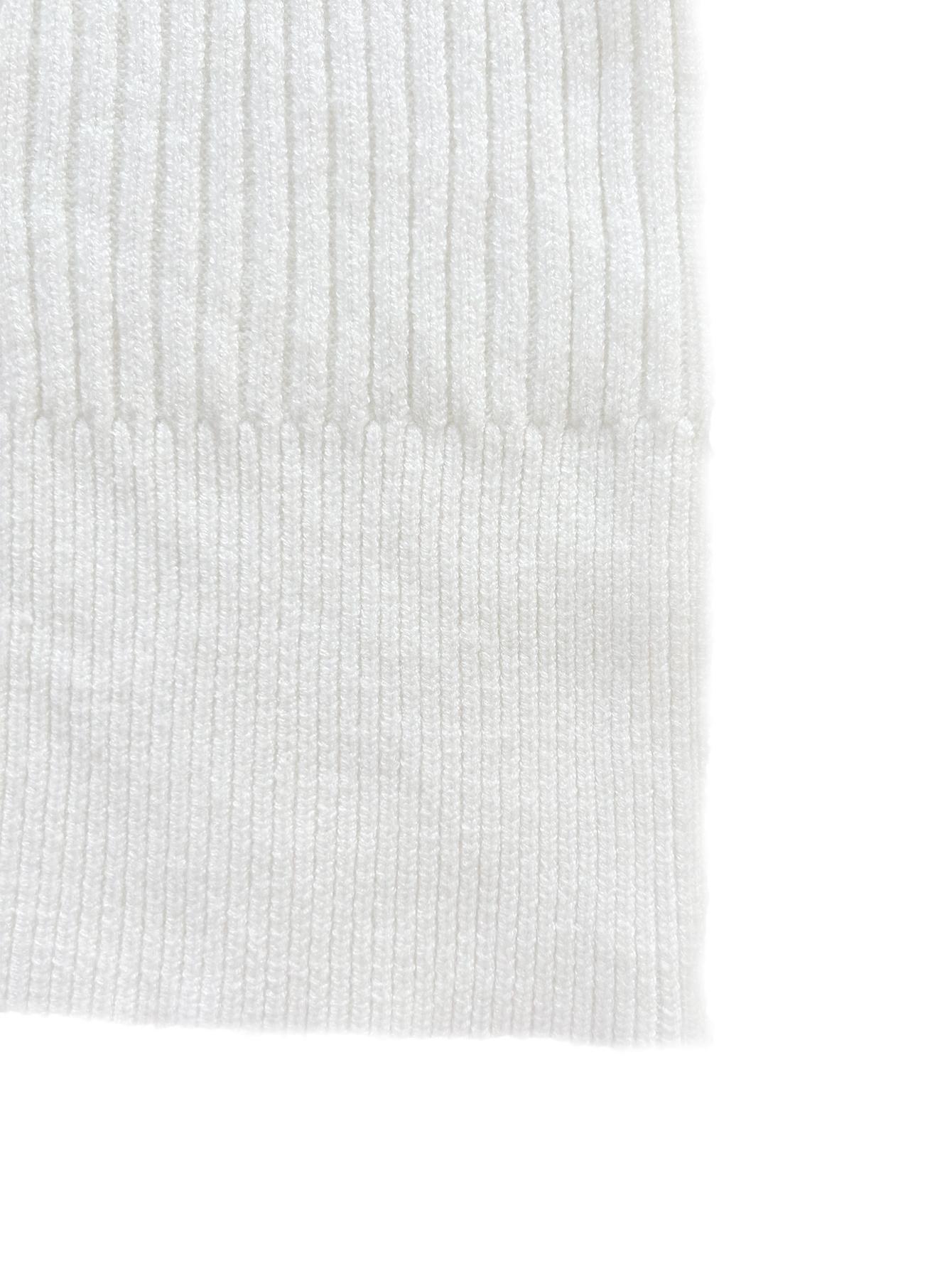 Joyfunear Women's Crew Neck Ribbed Knit Two-Piece Set Long-Sleeve Crop Top & Midi Skirt Fashionable Outfit