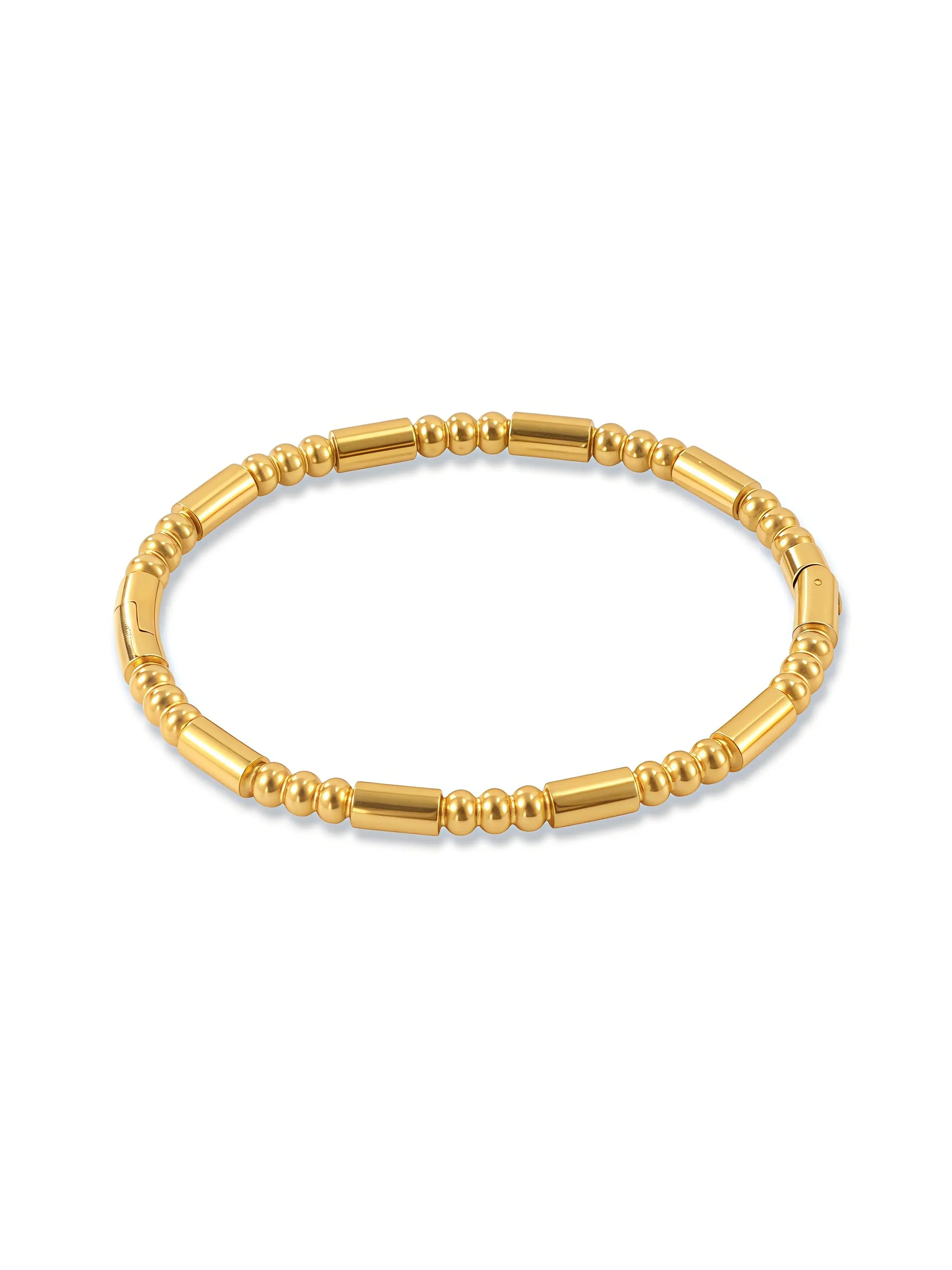 Elegant 18k Gold Plated Titanium Steel Cuff Bracelet, Waterproof & Hypoallergenic, Perfect for All Seasons, Ideal Gift for Women