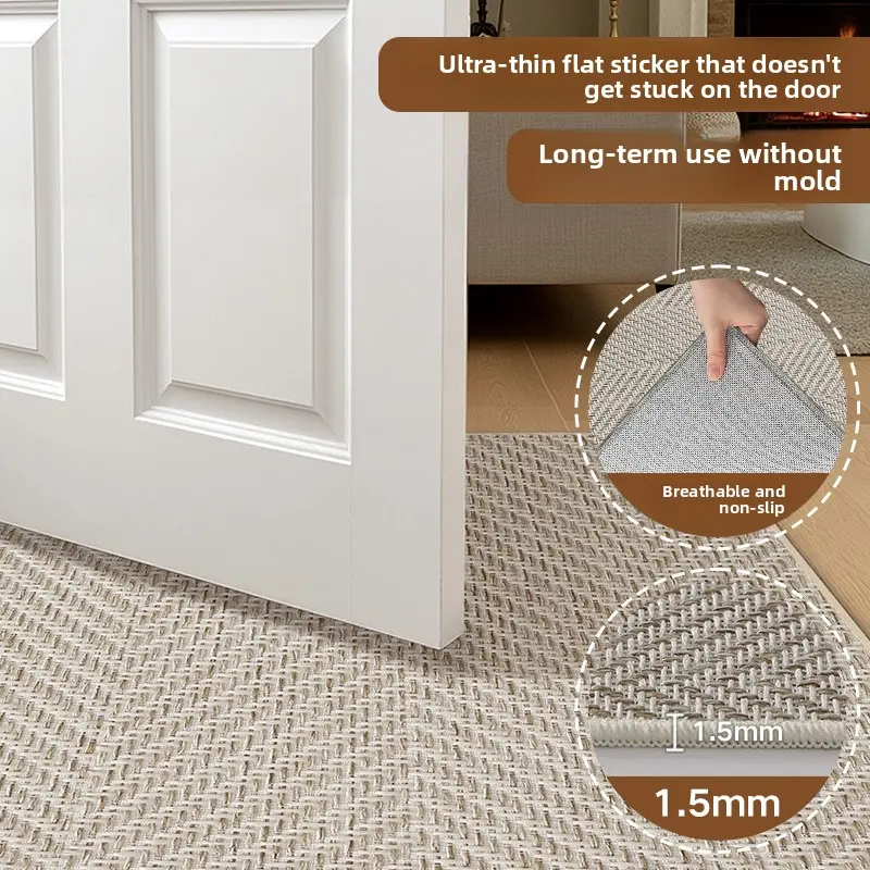 Simple Polyester Entry Doormat, Dust & Sand Scraper, Easy to Clean, Non-Slip Rubber Backed Floor Mat for Entrance Simple Polyester Entry Doormat, Dust & Sand Scraper, Easy to Clean, Non-Slip Rubber Backed Floor Mat for Entrance
