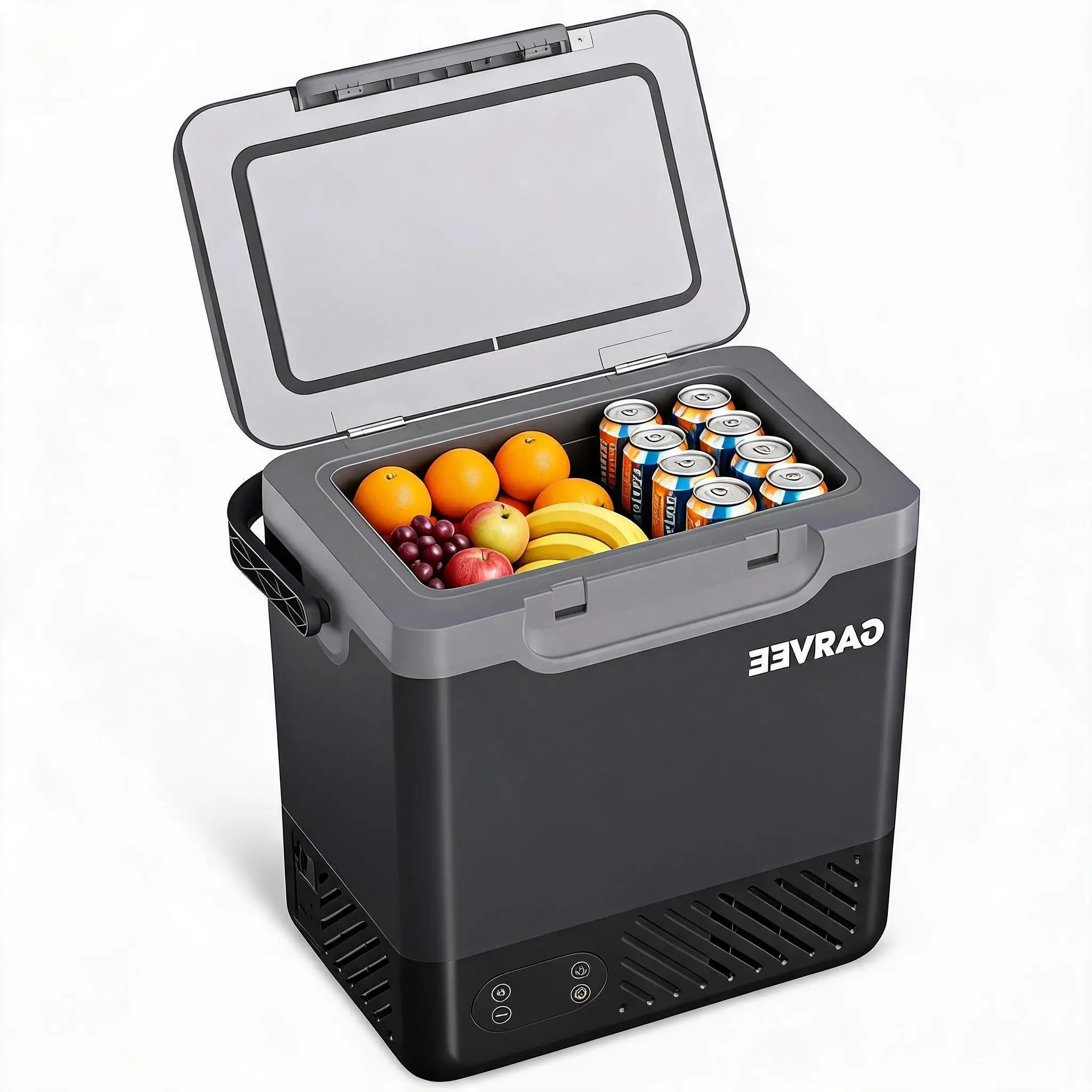Fast Cooling Portable Car Refrigerator Freezer 12L 18L, 13QT Electric Compressor Cooler with LCD Display, 12V 24V DC 100V AC Quiet Mini Fridge for Car Truck Camping