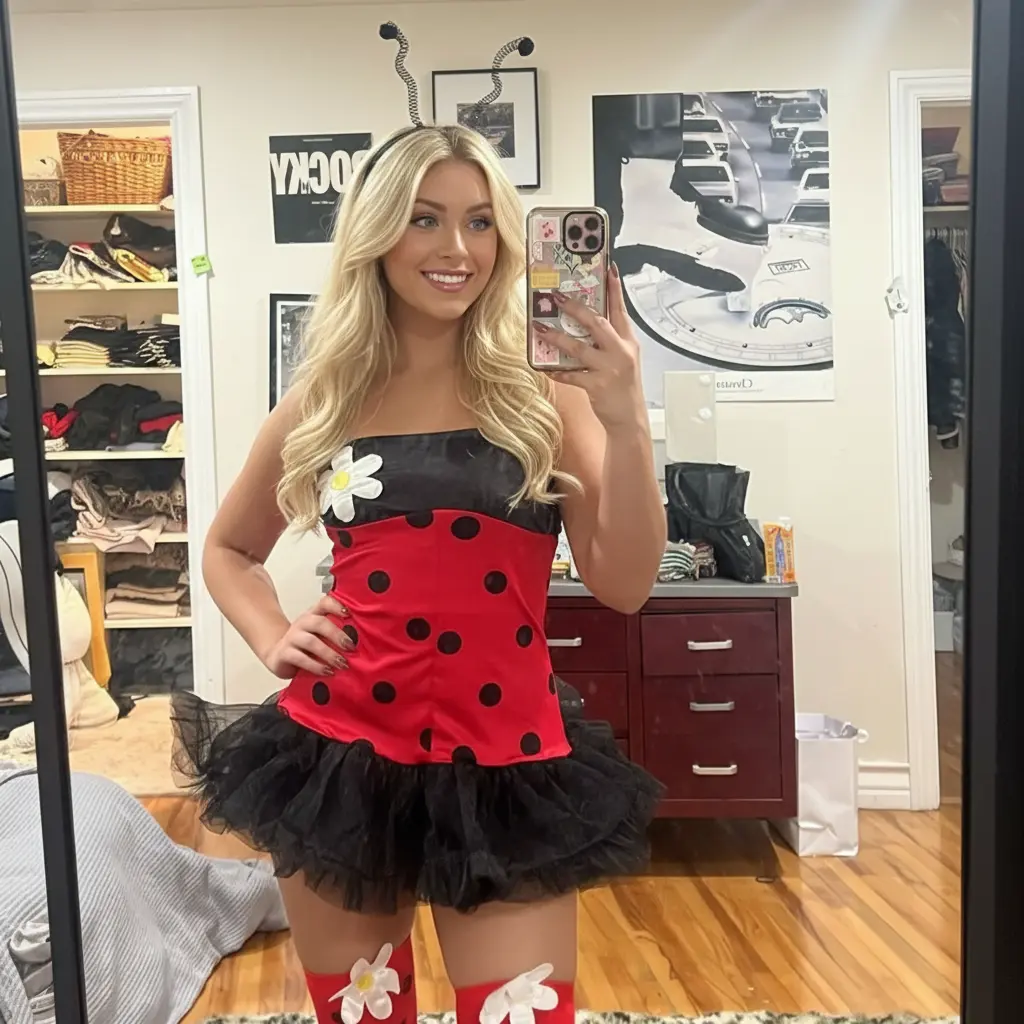 Women Halloween Insect Costumes Cute Bee Ladybug Dress and Wings Headband Set for Christmas Cosplay Party Outfits