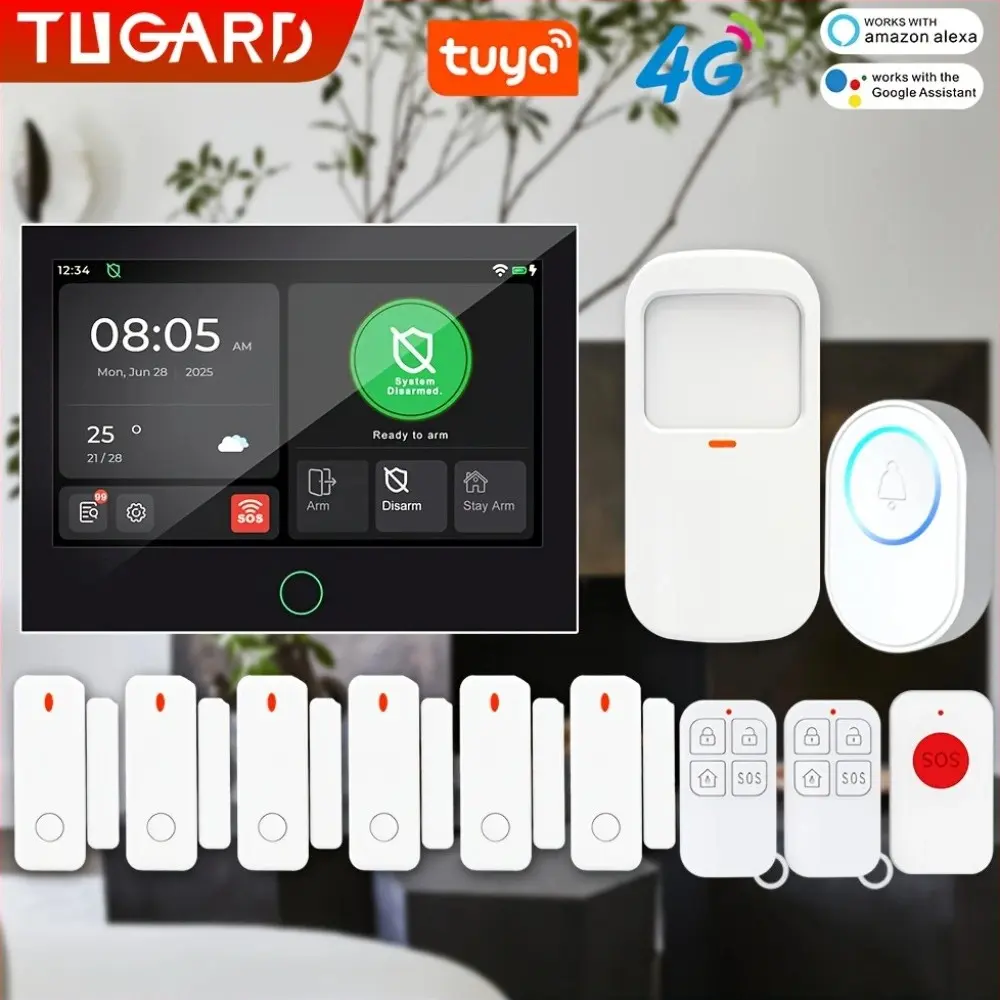 Smart Infrared Door Magnet Sensor, Wireless Installation, Real-Time Detection, Remote Alarm Via Phone, Home Security Device