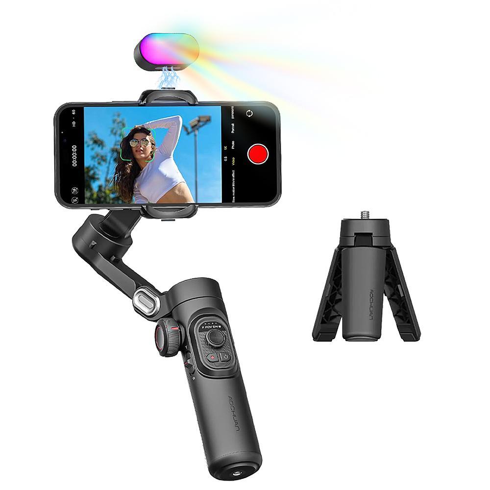 Handheld 3-Axis Anti-Shake Shooting Stand (1 Count), Rotating Automatic Face Tracking Stabilizer for Live Video, Phone Accessory for Content Creators, Smartphone Camera Accessories Handheld 3-Axis Anti-Shake Shooting Stand (1 Count), Rotating Automatic Face Tracking Stabilizer for Live Video, Phone Accessory for Content Creators, Smartphone Camera Accessories