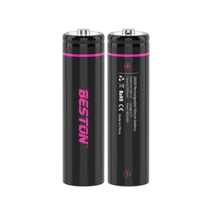 18650 Battery 3.7v 2600mah Rechargeable Li-Ion, Button Top for Flashlight, Headlamp, Electric Tools, DIY, Outdoor, Men's Gear