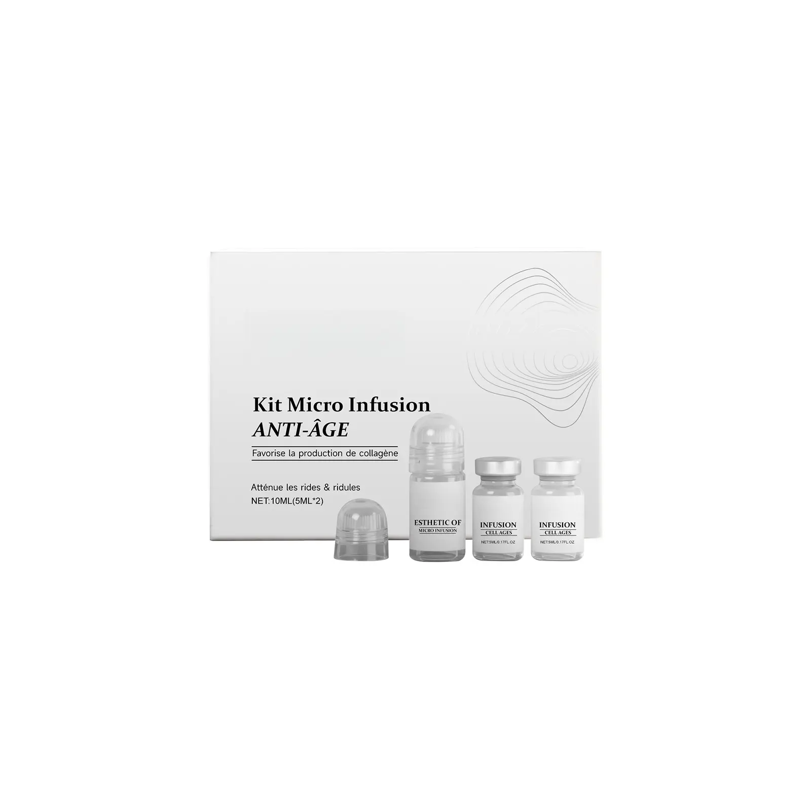 Skincare Serum Set – Hydrating Facial Essence with Micro Needle Roller for Smooth and Refreshing Daily Care