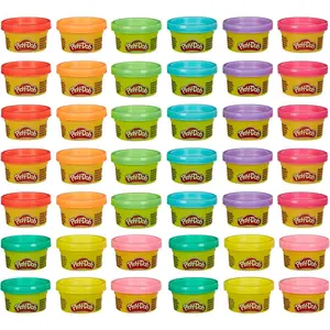 Play Doh Bulk Handout 42-Pack of 1-Ounce Modeling Compound Cans, Back to School Gifts, Prizes, & Party Favors, Kids Arts & Crafts, Preschool Toys, Ages 2+ (Amazon Exclusive)