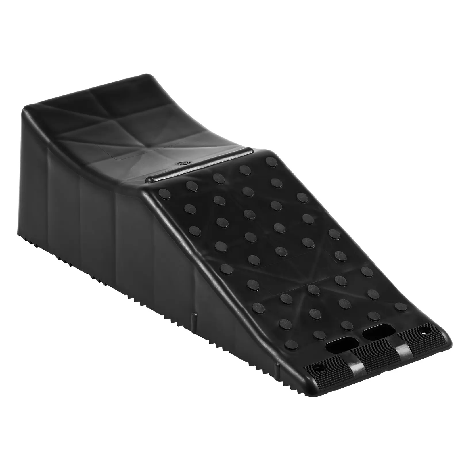 【DealsForYouDays】Vehicle Ramp, Single Unit Auto Service Ramp, 20000 lbs/9 ton Load Limit, 5.5" Elevation Auto Ramp, Robust Tire Ramp for Routine Car Care and Vehicle Upkeep