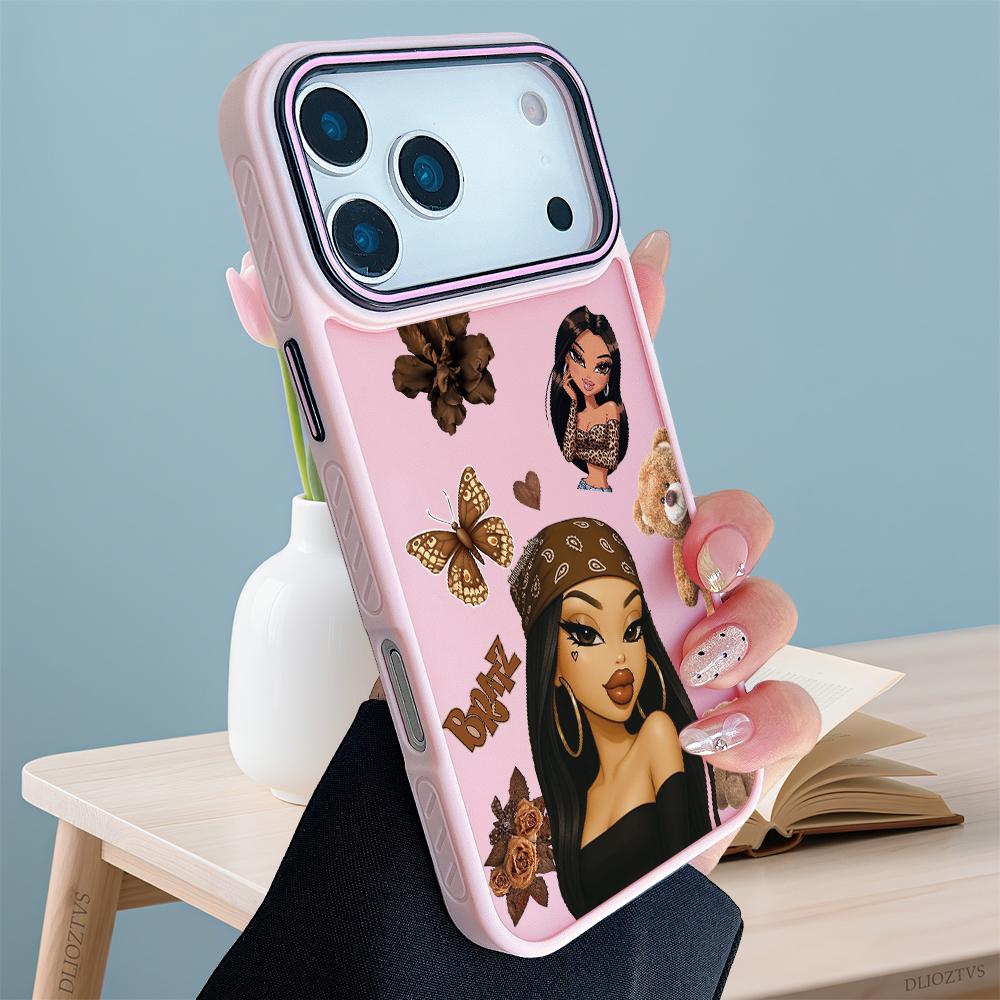Bratz iPhone 17, Pro Maxケース Cute Bratz Girls Pattern Phone Case for iPhone 17 Pro Max 17Air 16
