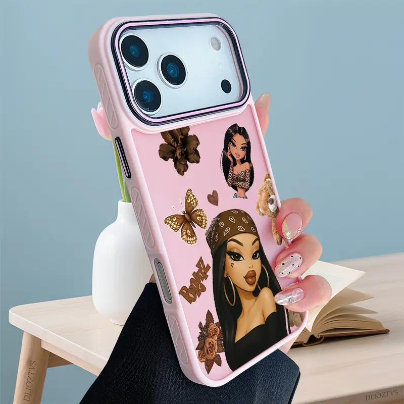 Cute Bratz Girls Pattern Phone Case for iPhone 18 17 Pro Max Air