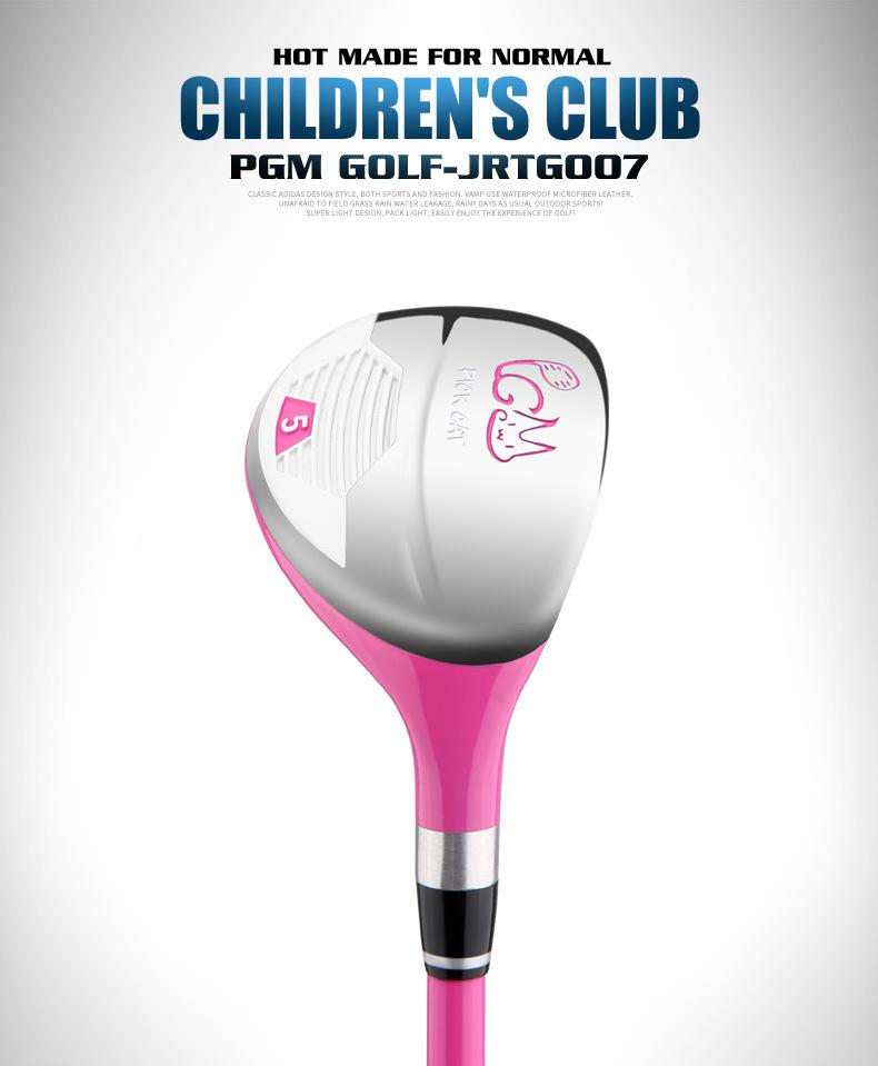 PGM Golf Clubs – Large-Volume Driver, Fairway Wood, and Hybrid – For Boys and Girls – Beginner Set for Children