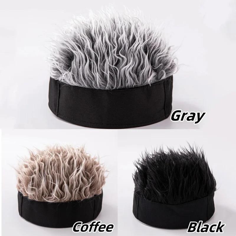 Unisex Beanie Wig Hat Synthetic Short Hair Caps Hip Hop Beanie Hat Spiked Fake Hair Hat Wigs Short Melon Headband Prop Headwear Unisex Beanie Wig Hat Synthetic Short Hair Caps Hip Hop Beanie Hat Spiked Fake Hair Hat Wigs Short Melon Headband Prop Headwear
