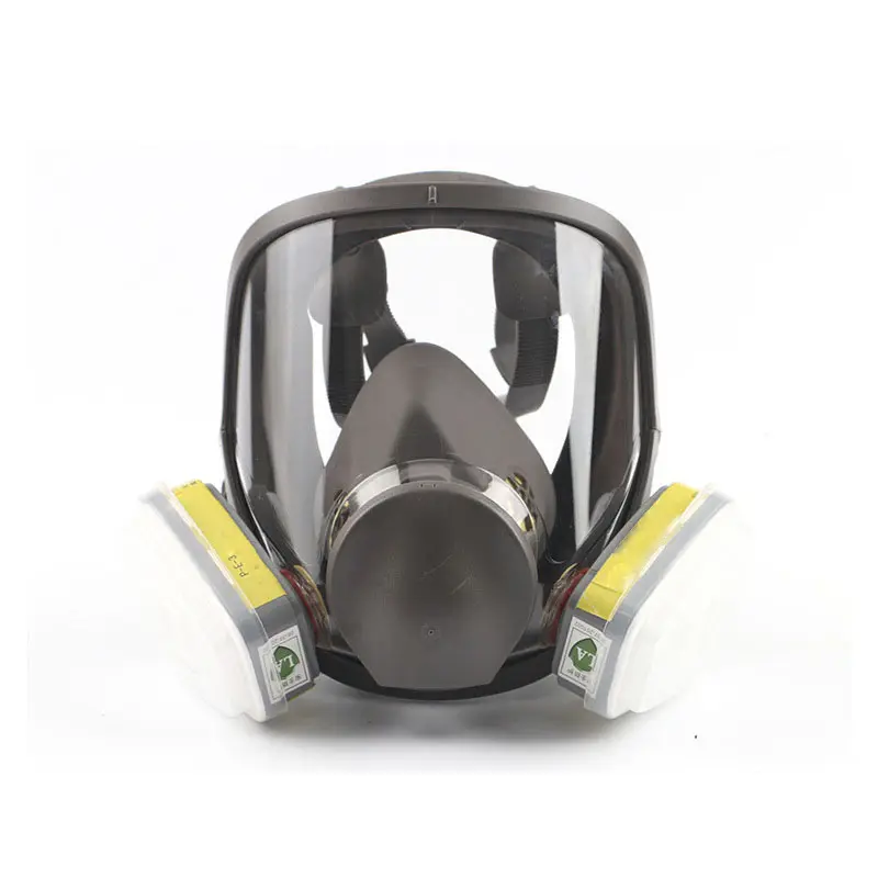 Reusable Full Face Cover, 6800 Premium Full Face Respirator Gas Mask, Vapor Respirator Compatible with Particulate Filter, Protection for Painting, Welding, Polishing, Sanding
