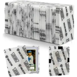 110 Pack Premium Ultra Strong Plastic Trading Card Shipping Protector Inserts, 3.5'' x 4.5''