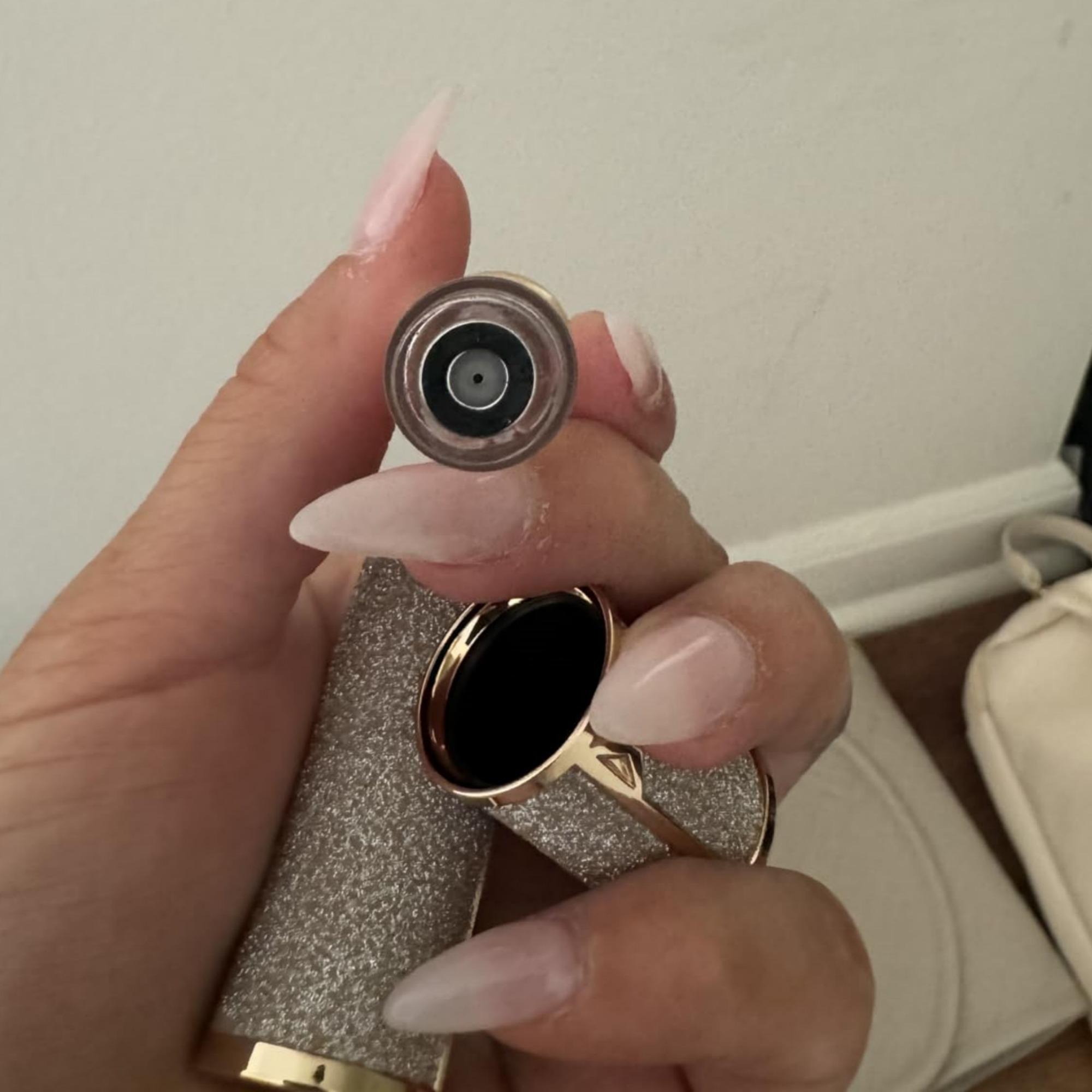 Pink Sparkling Travel Perfume Bottle, 1 Count Refillable Atomizer, Perfume Atomizer Bottle for Travel, Scent Sprayer Pump Fill Tool