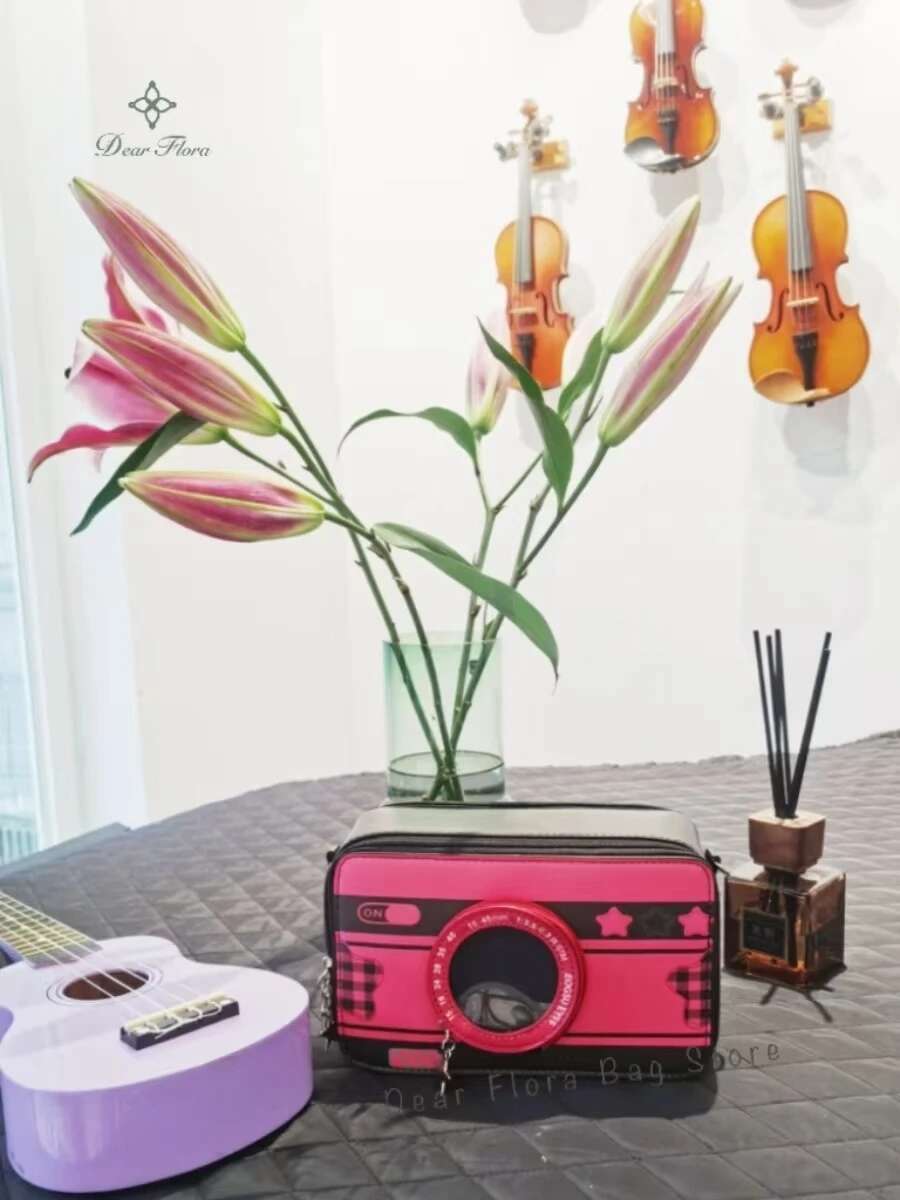 New Design Small Camera Ita Bag Fashionable Cute Girl Transparent DIY Cosplay Shoulder Bags Street Trend Messenger Crossbody Bag