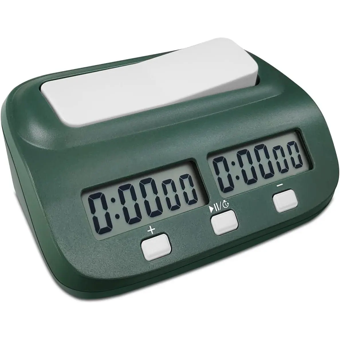 Digital Chess Clock Set, Professional Lightweight Count Up-Down Timer with Alarm Function for Board Game Players, Home Supplies Room Accessory (Black)