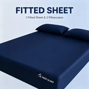 Minimalist Solid Fitted Sheet Bedding Set, High Stretch Elastic Mattress Sheet, Silky Soft Breathable Bed Cover, Easy to Wash