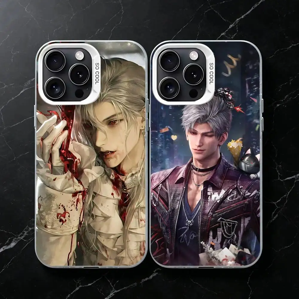 Sylus Love and Deepspace Phone Case Stylish Cover For iPhone 11-17 Pro Max/Plus & Samsung Galaxy S23-S25 Otome Game Fan Gift Shockproof Protective Case