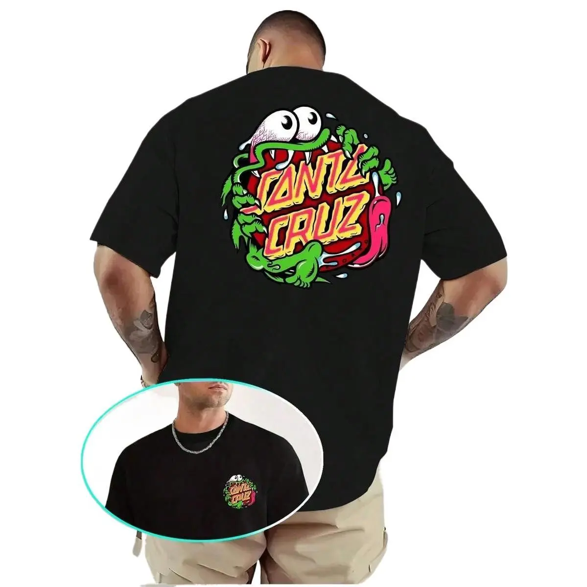 Skateboarding Graphic-Shirt - Back Graphic Tee With, Lightweight Summer Shirt Men, Skate Park & Everyday Streetwear - Washable Skate Apparel, Skateboard Gifts, Casual Wear, Urban Fashion, Durable Material, Short Sleeve Top, Casual Wearers EUEC