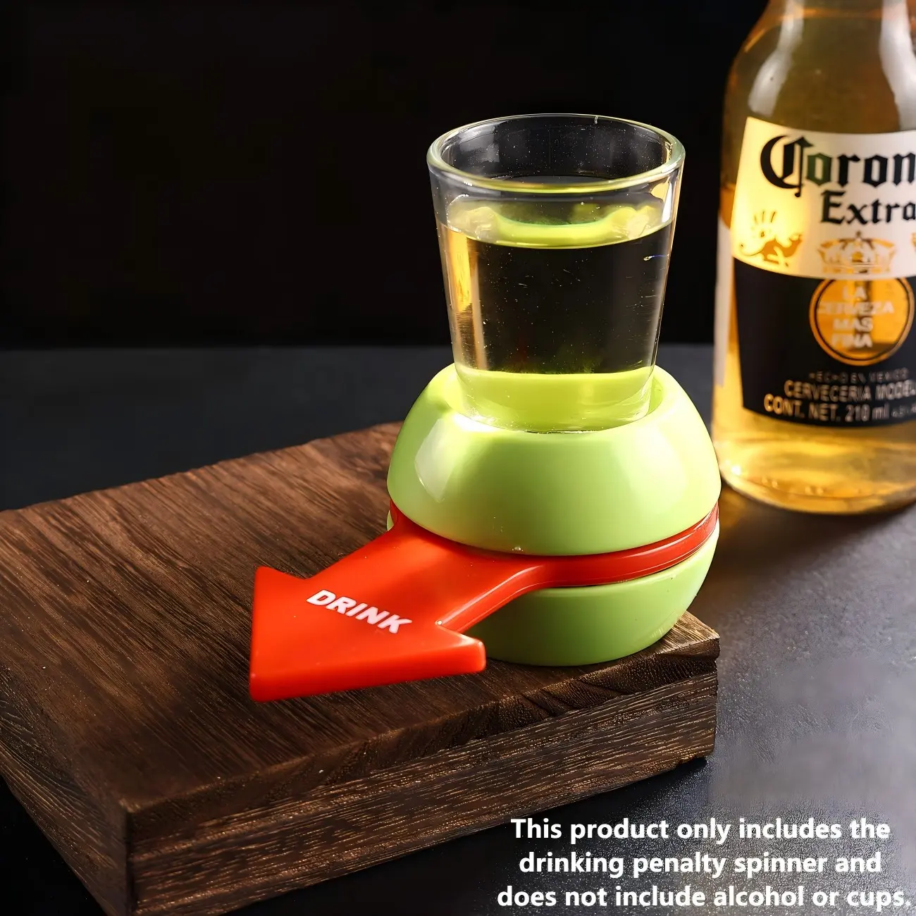 5-Color Fun Shot Spinner Game, Easy to Play & Portable Party Prop, Novel Drinking Game with Pointer, Exquisite Compact Design for Adults, Ideal for Dinners, Parties, Christmas, New Year & Valentine's Day