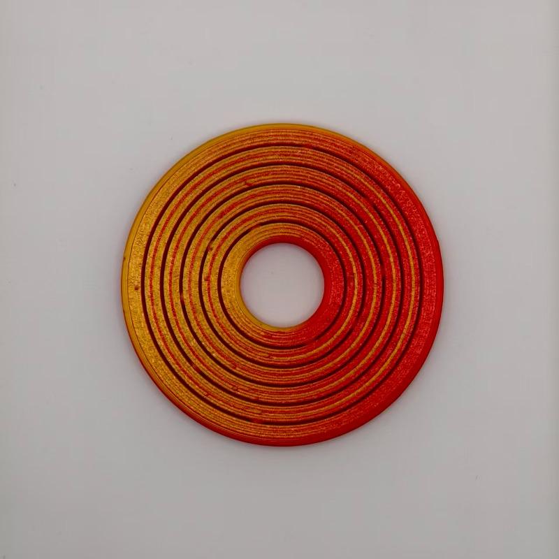 1/4 Fingertip Spinner Stress Relief Toy - 3D Printed Stress Relief Gadget, Suitable for Children and Adults, Available in Multiple Colors - Portable Stress Relief Assistant, Office Essential, Holiday Gift