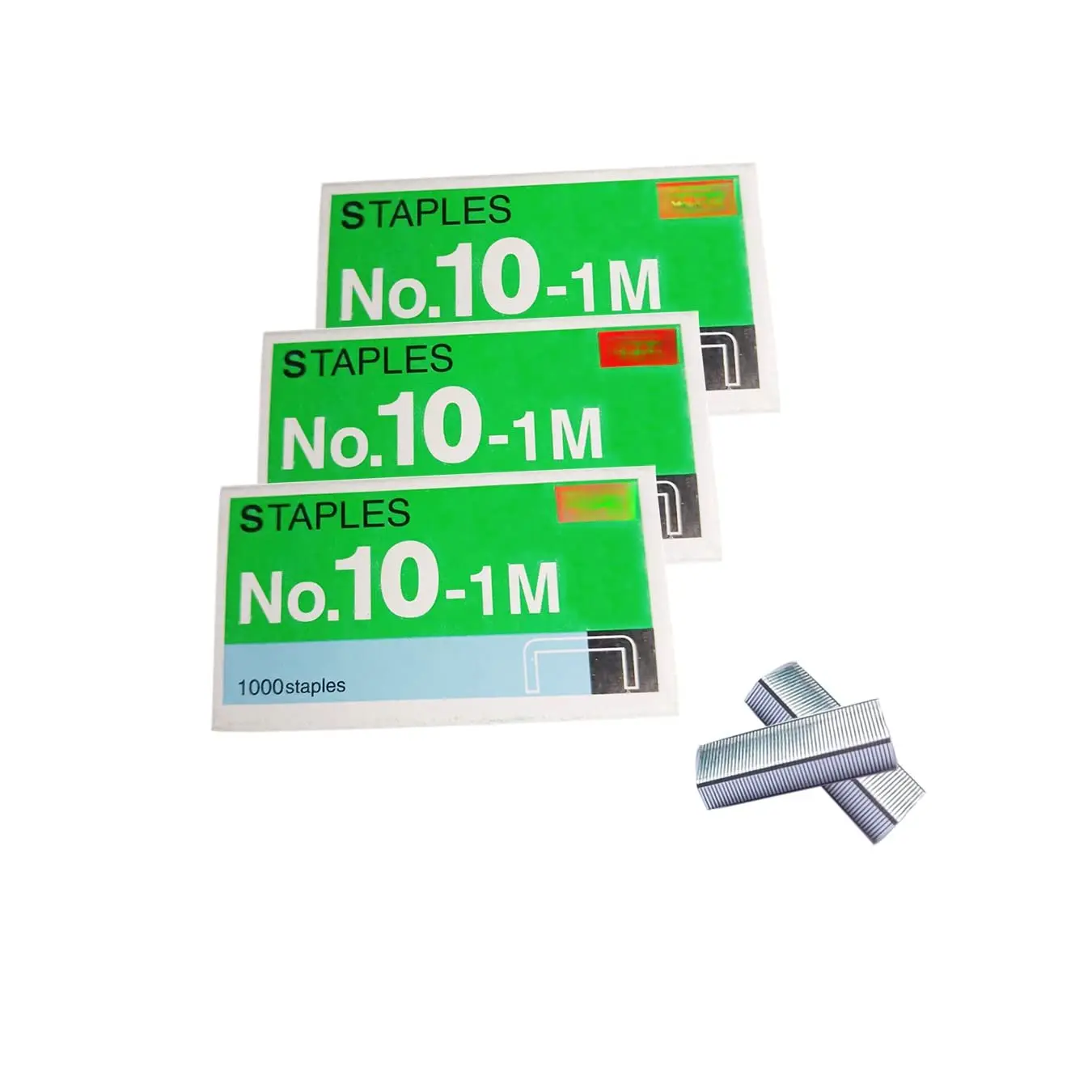 3000 count No.10 , for Max -10D, Mini,Old TOT,and Other Mini Stapler Using No.10 (Smaller Than Standard Staple,Size: W 0.37" x H 0.19" x L 0.98").