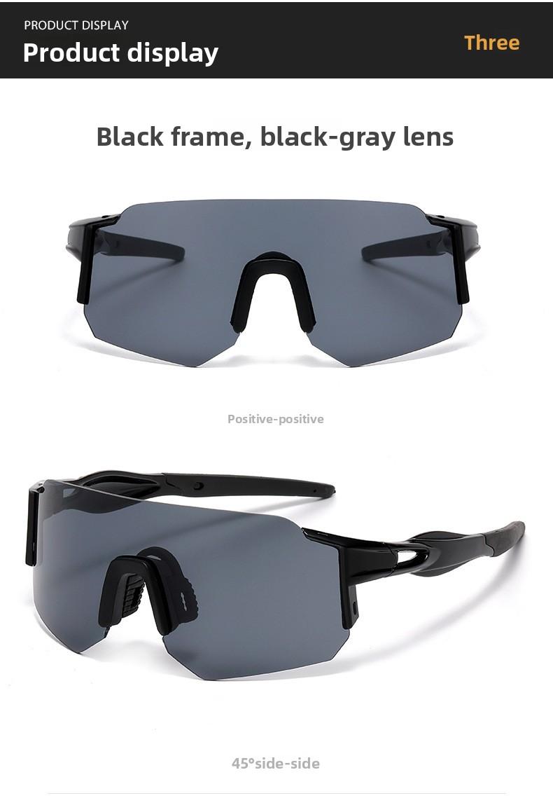 New windproof sports sunglasses, colorful outdoor cycling glasses, UV protection and sun protection sunglasses